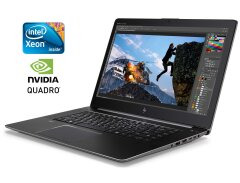 Мобільна рабоча станція Б-клас HP ZBook Studio G4 / 15.6" (1920x1080) TN / Intel Xeon E3-1505M v6 (4 (8) ядра по 3.0 - 4.0 GHz) / 16 GB DDR4 / 256 GB SSD M.2 / nVidia Quadro M620, 2 GB GDDR5, 128-bit / WebCam