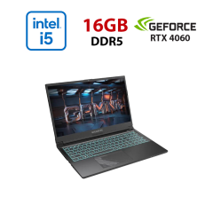 Игровой ноутбук Gigabyte G5 KF5 RC555 / 15.6" (1920x1080) IPS / Intel Core i5-13500H (12 (16) ядер по 3.5 - 4.7 GHz) / 16 GB DDR5 / 960 GB SSD / nVidia GeForce RTX 4060, 8 GB GDDR6, 128-bit / WebCam