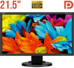 Монитор NEC MultiSync E224Wi / 21.5" (1920x1080) IPS / DisplayPort, DVI, VGA / VESA 100x100
