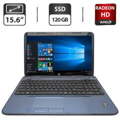 Ноутбук HP Pavilion G6 / 15.6" (1366x768) TN / AMD A6-4400M (2 ядра по 2.7 - 3.2 GHz) / 8 GB DDR3 / 120 GB SSD / AMD Radeon HD 7670M, 1 GB GDDR3, 128-bit / WebCam / DVD-ROM