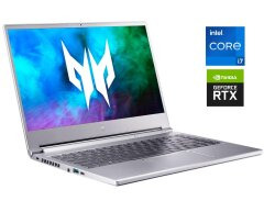 Ігровий ультрабук Acer Predator Triton 300 SE / 14" (1920x1080) IPS / Intel Core i7-11375H (4 (8) ядра по 3.0 - 5.0 GHz) / 16 GB DDR4 / 512 GB SSD M.2 / nVidia GeForce RTX 3050 Ti, 4 GB GDDR6, 128-bit / WebCam / Win 11 Pro