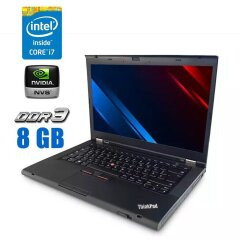 Ноутбук Lenovo ThinkPad T430 / 14" (1600x900) TN / Intel Core i7-3520M (2 (4) ядра по 2.9 - 3.6 GHz) / 8 GB DDR3 / 120 GB SSD / nVidia NVS 5400M, 1 GB GDDR3, 128-bit / WebCam