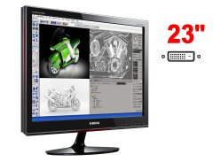Монитор Б-класс Samsung P2350 / 23" (1920x1080) TN / 1x DVI, 1x VGA / VESA 75x75 / Кабели в комплекте