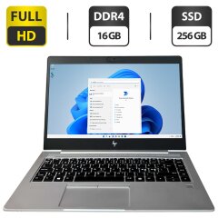 Ультрабук HP EliteBook 840 G6 / 14" (1920x1080) IPS / Intel Core i5-8365U (4 (8) ядра по 1.6 - 4.1 GHz) / 16 GB DDR4 / 256 GB SSD M.2 / Intel UHD Graphics 620 / WebCam / Windows 11 Pro