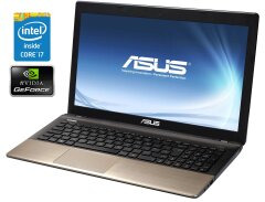 Ноутбук Б-клас Asus K55VD / 15.6" (1366x768) TN / Intel Core i7-3630QM (4 (8) ядра по 2.4 - 3.4 GHz) / 16 GB DDR3 / 512 GB SSD / nVidia GeForce 610M, 2 GB DDR3, 64-bit / WebCam / Win 10 Home