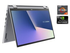 Ігровий ультрабук-трансформер Asus ZenBook Q507IQ-AC015T / 15.6" (1920x1080) TN Touch / AMD Ryzen 7 4700U (8 ядра по 2.0 - 4.1 GHz) / 16 GB DDR4 / 256 GB SSD / nVidia GeForce MX350, 2 GB GDDR5, 64-bit / WebCam / Win 11 Home