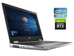 Мобільна робоча станція Б-клас Dell Precision 7540 / 15.6" (1920x1080) TN / Intel Core i9-9980HK (8 (16) ядер по 2.4 - 5.0 GHz) / 32 GB DDR4 / 256 GB SSD / nVidia Quadro RTX 3000, 6 GB GDDR6, 192-bit / WebCam / Win 11 Pro