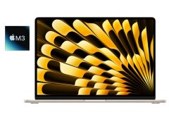 Ультрабук Б-класс Apple MacBook Air 15 M3 A3114 2024 / 15.3" (2880x1864) IPS / Apple M3 (8 ядер по 2.7 - 4.1 GHz) / 8 GB DDR5 / 256 GB SSD / Apple M3 Graphics / WebCam / MacOS