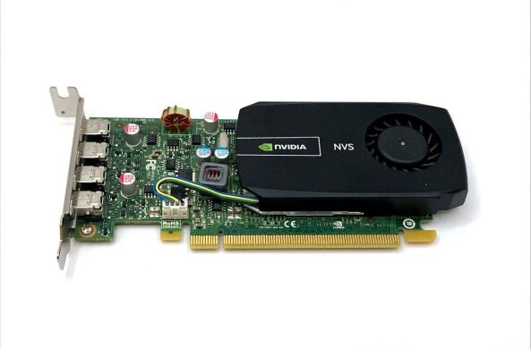 Дискретна відеокарта nVidia NVS 510, 2 GB DDR3, 128-bit / 4x miniDP / SFF