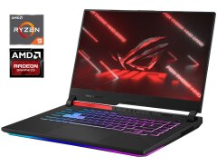 Игровой ноутбук Asus Rog Strix G513Q / 15.6" (1920x1080) IPS / AMD Ryzen 9 5980HX (8 (16) ядер по 3.3 - 4.8 GHz) / 32 GB DDR4 / 1000 GB SSD M.2 / AMD Radeon RX 6800M, 12 GB GDDR6, 192-bit / Win 11