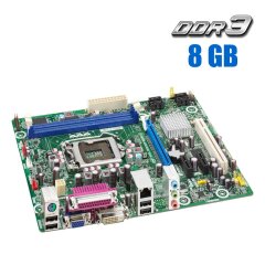 Комплект: Материнская плата Intel Desktop DH61CR / LGA1155 / Intel Core i3-2120 (2 (4) ядра по 3.3 GHz) / 8 GB DDR3 / Intel HD Graphics 2000 + Кулер
