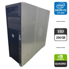 Рабочая станция HP Z620 Workstation Tower / Intel Xeon E5-2660 v2 (10 (20) ядер по 2.2 - 3.0 GHz) / 32 GB DDR3 / 256 GB SSD / nVidia Quadro M2000, 4 GB GDDR5, 128-bit / DVD-ROM