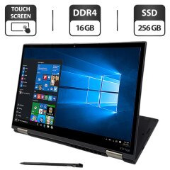 Ультрабук-трансформер Lenovo ThinkPad X13 Yoga Gen2 / 13.3" (1920x1080) IPS Touch / Intel Core i5-1145G7 (4 (8) ядра по 4.4 GHz) / 16 GB DDR4 / 256 GB SSD / Intel Iris Xe Graphics / WebCam / Стилус / Windows 10 Pro