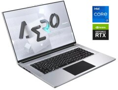 Игровой ноутбук Б-класс Gigabyte Aero 16 XE5 / 16" (3840x2400) OLED / Intel Core i7-12700H (14 (20) ядер по 3.5 - 4.7 GHz) / 16 GB DDR5 / 256 GB SSD+256 GB SSD / nVidia GeForce RTX 3070 Ti, 8 GB GDDR6, 256-bit / WebCam