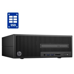 ПК HP 280 G2 SFF / Intel Core i3-6100 (2 (4) ядра по 3.7 GHz) / 4 GB DDR4 / 500 GB HDD / Intel HD Graphics 530 / DVD-ROM / Win 10