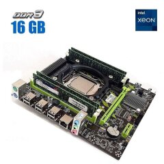 Комплект: Материнская плата Envinda X79G v1.51 + Intel Xeon E5-1650 v2 (6 (12) ядер по 3.5 - 3.9 GHz) (Аналог i7 4930K) / 16 GB DDR3