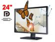 Монитор Dell UltraSharp U2412MB / 24" (1920x1200) IPS / 1xDP, 1x DVI, 1x VGA, 4x USB 2.0, 1x USB Type-B / VESA 100x100 / Pivot
