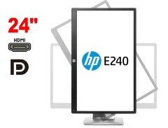 Монитор HP EliteDisplay E240 / 24" (1920x1080) IPS / 1x HDMI, 1x DP, 1x VGA, 3x USB 3.0 / VESA 100x100 / Pivot