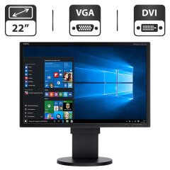 Монитор Б-класс NEC MultiSync EA221WMe / 22" (1680x1050) TN / VGA, DVI, USB / Встроенные колонки 2x 1W / VESA 100x100 