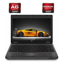 Ноутбук HP ProBook 6465b / 14" (1600x900) TN / AMD A6-3410MX (4 ядра по 1.6 - 2.3 GHz) / 4 GB DDR3 / 320 GB HDD / AMD Radeon HD 6520G Graphics / WebCam / DVD-ROM