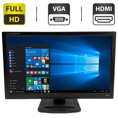 Монітор Iiyama ProLite E2480HS-B1 / 24" (1920x1080) TN / VGA, DVI, HDMI / Вбудовані колонки 2x 4W / VESA 100x100 + Кабель живлення
