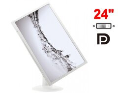 Монитор AOC E2460PQ / 24" (1920x1080) TN / 1x DP, 1x DVI, 1x VGA, 2x Audio / VESA 100x100 / Pivot