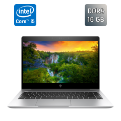 Ультрабук Б-клас HP EliteBook 840 G5 / 14" (1920x1080) IPS / Intel Core i5-8350U (4 (8) ядра по 1.7 - 3.6 GHz) / 16 GB DDR4 / 256 GB SSD / Intel UHD Graphics 620 / WebCam / Fingerprint