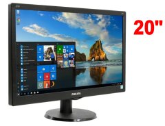 Монитор Б-класс Philips 203V / 20" (1600x900) TN / 1x VGA / VESA 100x100 / Кабели в комплекте