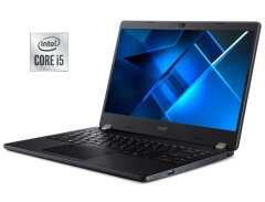 Ультрабук Acer TravelMate P214 / 14" (1920x1080) TN / Intel Core i5-10210U (4 (8) ядер по 1.6 - 4.2 GHz) / 16 GB DDR4 / 256 GB SSD / Intel UHD Graphics / WebCam / Win 11 Home