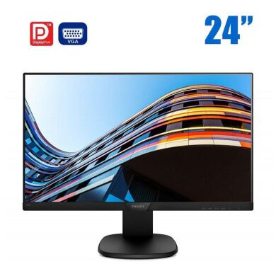 Монітор Philips 243S7E / 24" (1920x1080) IPS / VGA, DisplayPort / VESA 100x100 