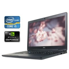 Ігровий ноутбук Dell Latitude 5580 / 15.6" (1920x1080) IPS / Intel Core i5-7440HQ (4 ядра по 2.8 - 3.8 GHz) / 8 GB DDR4 / 256 GB SSD / nVidia GeForce 940MX, 2 GB GDDR5, 64-bit / WebCam
