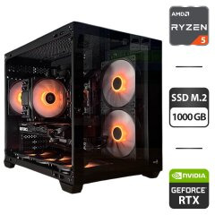 Збірка під замовлення: новий ігровий ПК AeroCool Dryft Mini Tower / AMD Ryzen 5 7500F (6 (12) ядер по 3.7 - 5.0 GHz) / 32 GB DDR5 / 1000 GB SSD M.2 / nVidia GeForce RTX 5060 Ti, 16 GB GDDR7, 128-bit / 650W