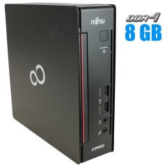 Неттоп Fujitsu Esprimo Q556 USFF / Intel Core i3-6100T (2 (4) ядра по 3.2 GHz) / 8 GB DDR4 / 240 GB SSD / Intel HD Graphics 530