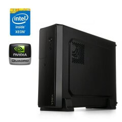 ПК Vinga CS313B SFF / Intel Xeon E5-2670 (8 (16) ядер 2.6 - 3.3 GHz) / 32 GB DDR3 / 240 GB SSD / nVidia Quadro P620, 2 GB GDDR5, 128-bit / Win 10 Pro
