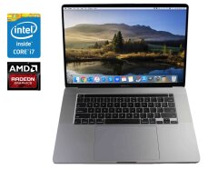 Игровой ультрабук Apple MacBook Pro 16 2019 A2141 / 16" (3072x1920) IPS / Intel Core i7-9750H (6 (12) ядер по 2.6 - 4.5 GHz) / 16 GB DDR4 / 512 GB SSD / AMD Radeon Pro 5300M, 4 GB GDDR6, 128-bit / WebCam / MacOS
