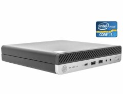 Неттоп HP ProDesk 600 G5 Mini USFF / Intel Core i5-9500 (6 ядер по 3.0 - 4.4 GHz) / 8 GB DDR4 / 256 GB SSD M.2 / Intel UHD Graphics 630 / Win 10 + беспроводная мышь