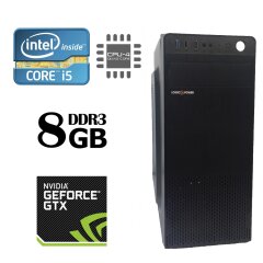 MSI MiniTower / Intel&reg; Core&trade; i5-3470 (4 ядра по 3.20 - 3.60 GHz) / 8 GB DDR3 / 500 GB HDD+240 GB SSD / nVidia GeForce GTX 960 (2GB 128-bit GDDR5)