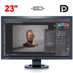 Монитор Eizo FlexScan EV2333W / 23" (1920x1080) TN / 1x DP,  1x DVI, 1x VGA, 1x Audio / VESA 100x100 / Pivot