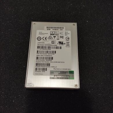 Твердотільний накопичувач SSD Hewlett Packard Enterprise DOPM3840S5xnNMRI / 2.5" / 3840 GB / SAS / eMLC 