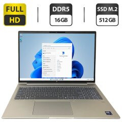 Ультрабук HP EliteBook 660 G11 / 16" (1920x1200) IPS / Intel Core Ultra 5 125U (12 (14) ядер по 1.3 - 4.3 GHz) / 16 GB DDR5 / 512 GB SSD M.2 / Intel Graphics / WebCam / Fingerprint