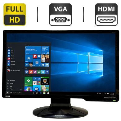 Монитор BenQ G2420HD / 24" (1920x1080) TN / VGA, DVI, HDMI / VESA 100x100 + Кабель питания