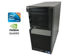 Рабочая станция Fujitsu Celsius M470-2 Tower / Intel Xeon W3520 (4 (8) ядра по 2.66 - 2.93 GHz) / 12 GB DDR3 / 256 GB SSD + 300 GB HDD / nVidia Quadro FX 4800, 1.5 GB GDDR3, 384-bit