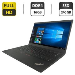 Ноутбук Lenovo ThinkPad E14 Gen2 / 14" (1920x1080) IPS / Intel Core i5-1135G7 (4 (8) ядра по 4.2 GHz) / 16 GB DDR4 / 240 GB SSD / Intel Iris Xe Graphics / WebCam