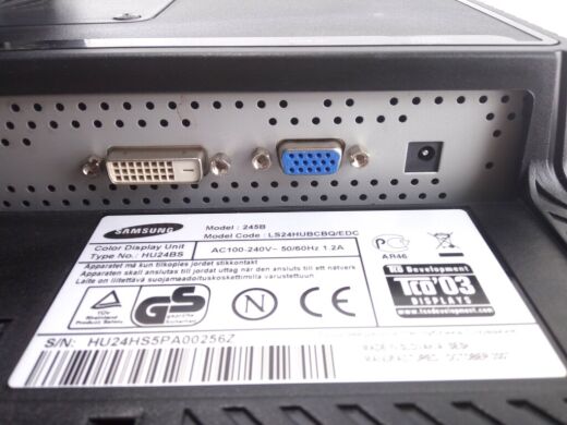 Монитор Samsung 245B / 24" (1920x1200) TN / DVI, VGA Монитор Samsung 245B / 24" (1920x1200) TN / DVI, VGA